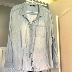 Denim shirt/shacket 💙